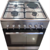 Electrolux Cooker 60x60cm 3 Gas Burners + 1 Electric Plate LKM6200IX; Electric Oven & Grill, Oven Fan, Rotisserie – Silver - Image 4