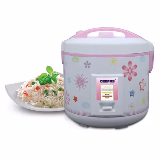 Geepas 3.2L Rice Cooker With Steamer | 1250W | GRC4331