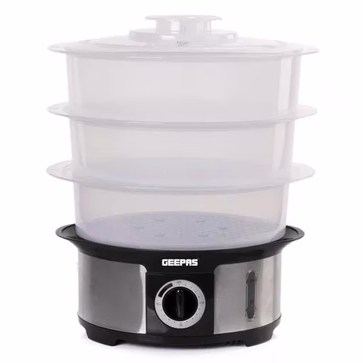 Geepas 12L 3-Tier Food Steamer GFS63025