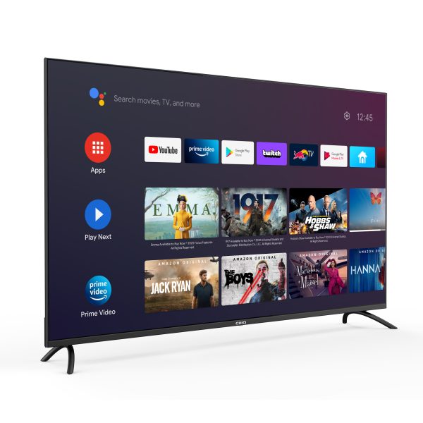 CHiQ 55 Inch LED UHD 4K Smart Android TV | U55G7P | Bluetooth | Free To Air - Image 2