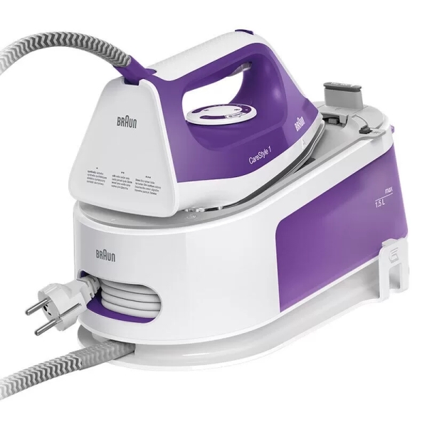 Braun CareStyle 1 Steam Generator Iron IS 1014 | 1.5L Tank - 360g/min Steam Shot | 16 Bar