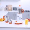 Geepas GSB5080 3-In-1 Mixer Grinder, 550W, Stainless Steel Jars & Blades - Image 3