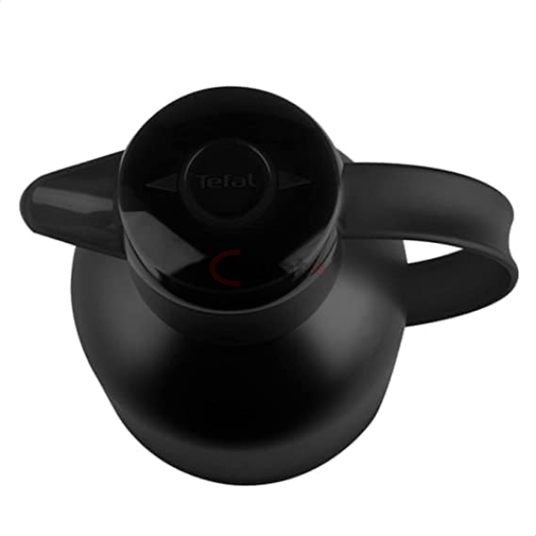 Tefal Samba Jug, Vacuum Flask, 1- Liter, Glass Liner K3033312 - Translucent Black - Image 3