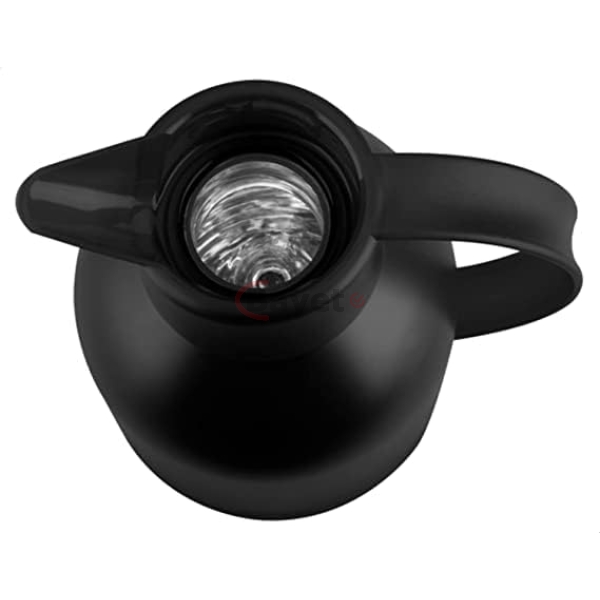 Tefal Samba Jug, Vacuum Flask, 1- Liter, Glass Liner K3033312 - Translucent Black - Image 4
