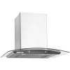 Geepas 60CM Curved Glass Cooker Hood GHD601 | Kitchen Extractor Fan | LED Lighting