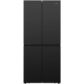 Hisense 561 L Side By Side Refrigerator | RQ561N4AB1 | Total No Frost | 4 Doors | Glass Black