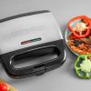 Geepas 700W 2 Slice Grill Maker with Non-Stick Plates GGM6001 - Image 3