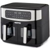 Geepas 9L Dual Basket Digital Air Fryer, 2600W w/ Reciepe Book GAF37525