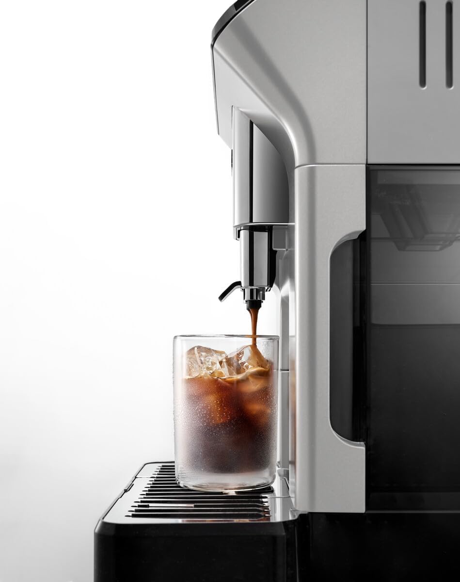 Delonghi Eletta Explore Automatic Coffee Machine, w/ LatteCrema Hot and Cool Creative Coffee, Wi-Fi ECAM450.65.S - Image 2