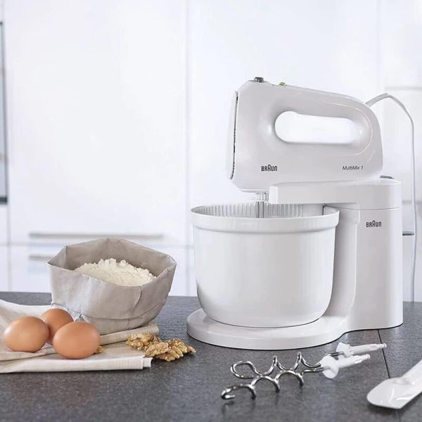 Braun MultiMix 1 2-In-1 Hand & Stand Mixer | 400W | HM1070 WH - Image 2