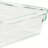 Tefal Masterseal Fresh Glass, Rectangular Food Container, 2 L, Food Storage, Stackable, Oven and Freezer Safe N1041110 Transparent - Image 2