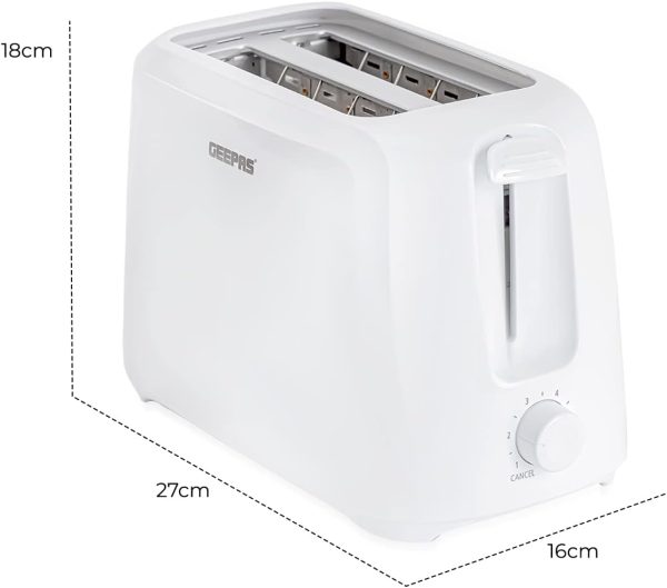 Geepas 2 Slice Bread Toaster GBT36515 - Image 9
