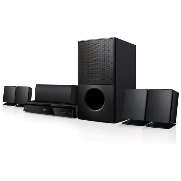 LG Satellite DVD Home Theater System - LHD627, 1000W, USB, HDMI, FM Radio
