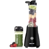 Geepas Personal Blender GSB44075 - Safety Lock, 570ml & 400ml BPA-Free Tritan Jar, 300W Motor -Black