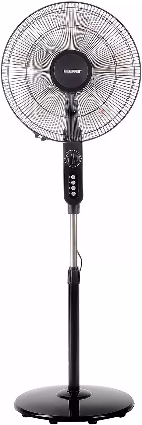 Geepas 16" Stand Fan | 3 Speeds | 5 Leaf Blades | GF9488