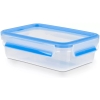 Tefal K3022112 MasterSeal Fresh Box, Plastic Food Storage Container,  100 Percent Leakproof, 0.85L, Clear/Blue