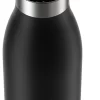 TEFAL Bludrop Water Bottle N3110910, Reusable Stainless Steel Bottle, Hot and Cold Drinks, Leak-Proof, 0.7 L, Black - Image 2