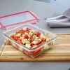 Tefal Masterseal Fresh Glass, Rectangular Food Container, 2 L, Food Storage, Stackable, Oven and Freezer Safe N1041110 Transparent - Image 6