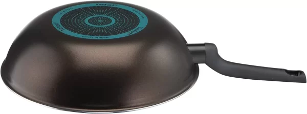 Tefal Easy Cook & Clean 28cm Non-Stick Aluminium Wok Pan B5541902 - Black - Image 2