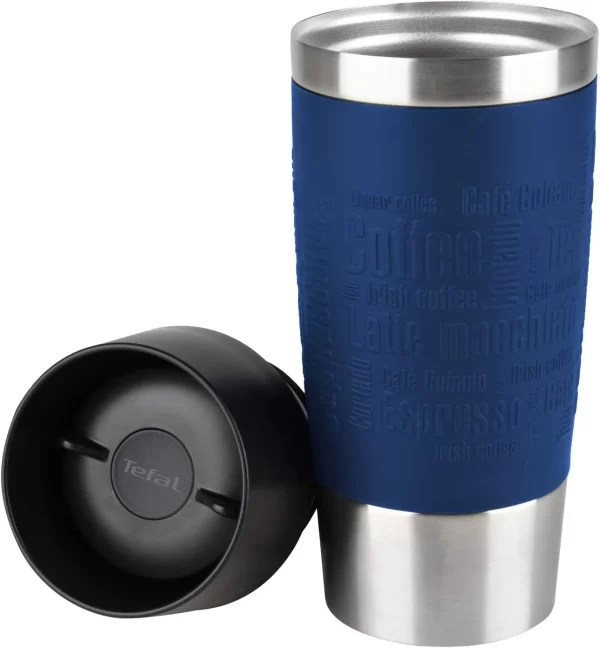 Tefal 0.36L Thermal Travel Mug K3082114 - Blue - Image 2