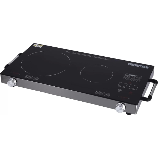 Geepas Double Digital Infrared Cooker | 2600W | GIC6131