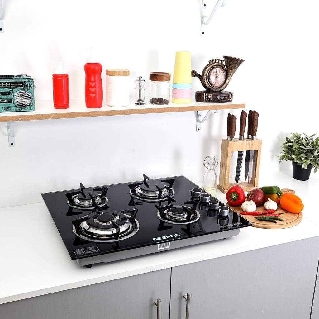 Geepas 2-In-1 Built-in Gas Hob | 4 Gas Burners | GK4410 | Auto Ignition - Image 3