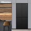 Hisense 561 L Side By Side Refrigerator | RQ561N4AB1 | Total No Frost | 4 Doors | Glass Black - Image 2
