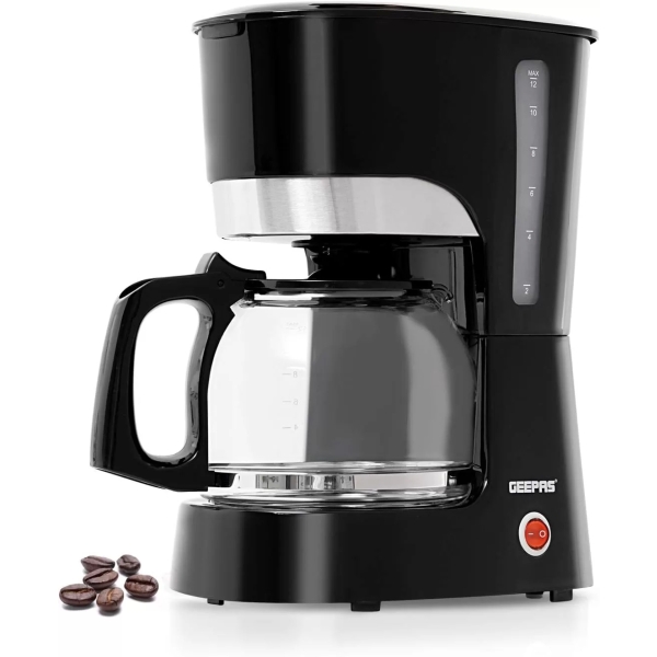 Geepas 1.5L Coffee Maker With Filter GCM6103