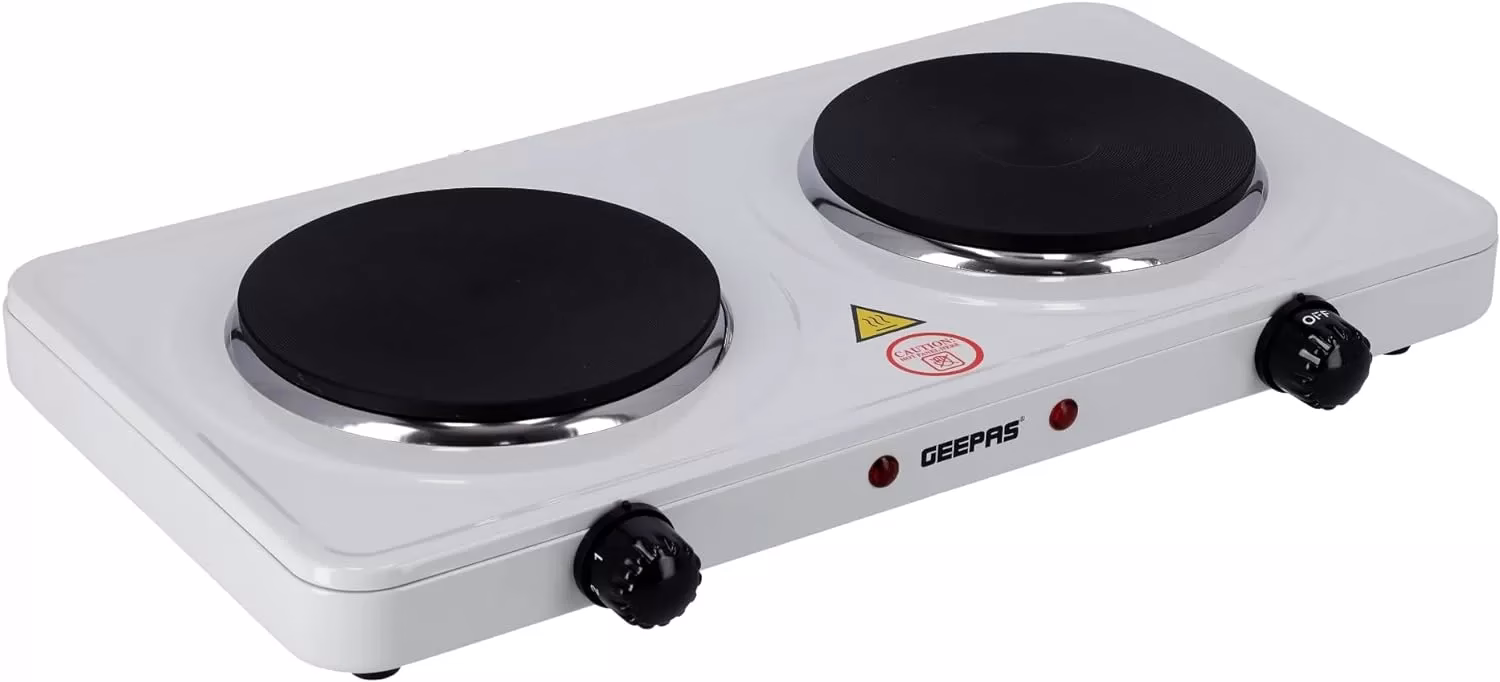 Geepas Double Hot Plate GHP32014, 2000W
