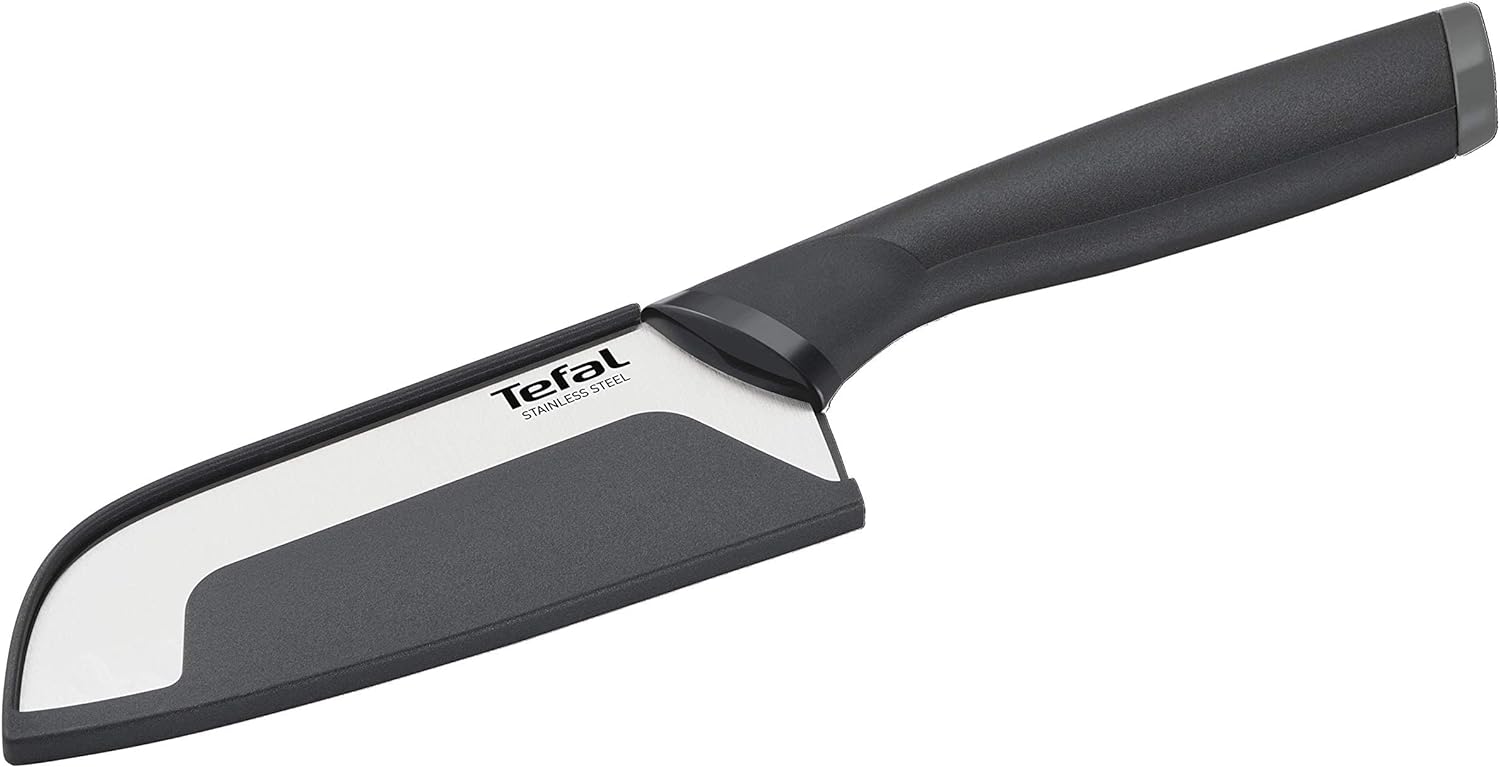 Tefal Comfort Santoku Knife With Safe Blade Cover, 12 cm - K2213604 - Image 3