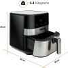 Geepas 5L Digital Air Fryer, 1700W w/ Preheat Function GAF37510 - Image 4