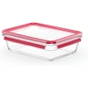 Tefal Masterseal Fresh Glass, Rectangular Food Container, 3 L, Food Storage, Stackable, Oven and Freezer Safe N1041210 Transparent