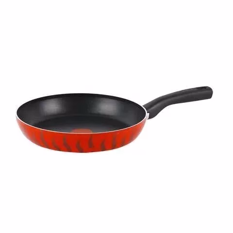 Tefal Tempo Flame 24cm Non-Stick Aluminium Fry Pan C5480482 - Red