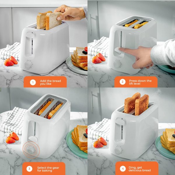Geepas 2 Slice Bread Toaster GBT36515 - Image 4