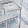 Hisense 561 L Side By Side Refrigerator | RQ561N4AB1 | Total No Frost | 4 Doors | Glass Black - Image 5