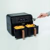Kenwood 8 L Digital Air Fryer HFP70.000BK | Dual Basket | 1700W - Image 5