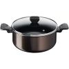 Tefal Easy Cook & Clean 24cm Non-Stick Aluminium Cooking Pot B5544602 - Black