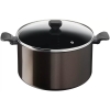 Tefal Easy Cook & Clean 30cm Non-Stick Aluminium Cooking Pot B5546902 - Black