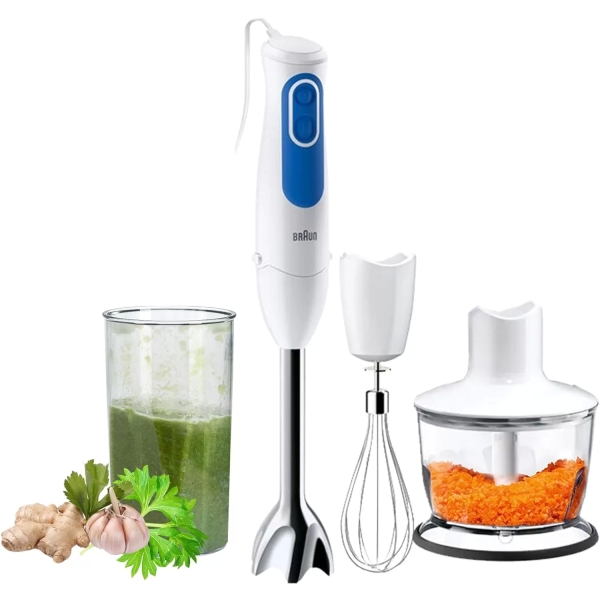 Braun Minipimer 3 Hand Blender MQ3035 | 700W | Whisk, Chopper