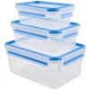 Tefal K3028912 MasterSeal Fresh Box, Plastic Food Storage Container, 100 Percent Leakproof, 3 Piece Set