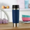 Tefal 0.5L Thermal Travel Mug K3082214 - Blue - Image 2