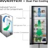 Hitachi 770 Litres Refrigerator | Frost Free | LED Control Panel | RV860PUN1KBSL - Brilliant Silver - Image 3