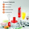 Geepas Hand Blender GHB6136, Chopper & Bowl, Whisk, 2 Speed Control - Image 2