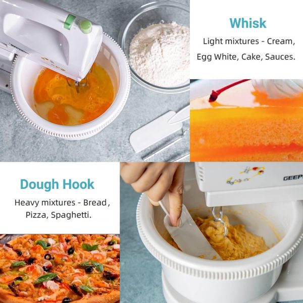 Geepas Stand Mixer With Bowl GHB2002 - Image 3