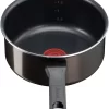 Tefal Easy Cook & Clean 20cm Non-Stick Aluminium Sauce Pan B5543002 - Black - Image 3