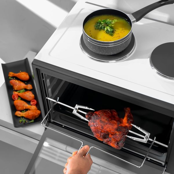 Geepas 60L Electric Oven With Hot Plates, Rotisserie, GO4452 - Image 7