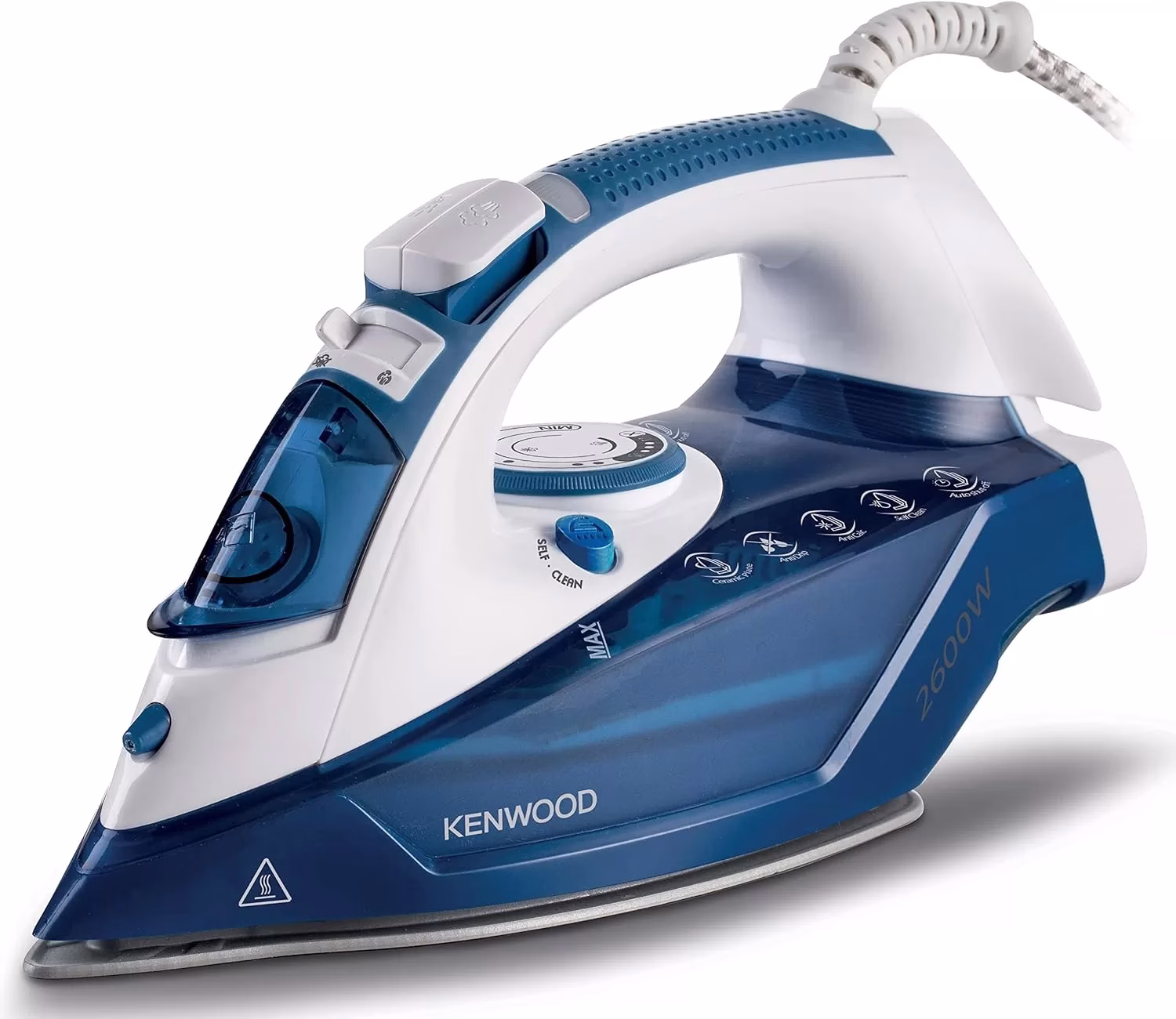Kenwood Steam Iron STP75.000WB | 2600W | Ceramic Soleplate