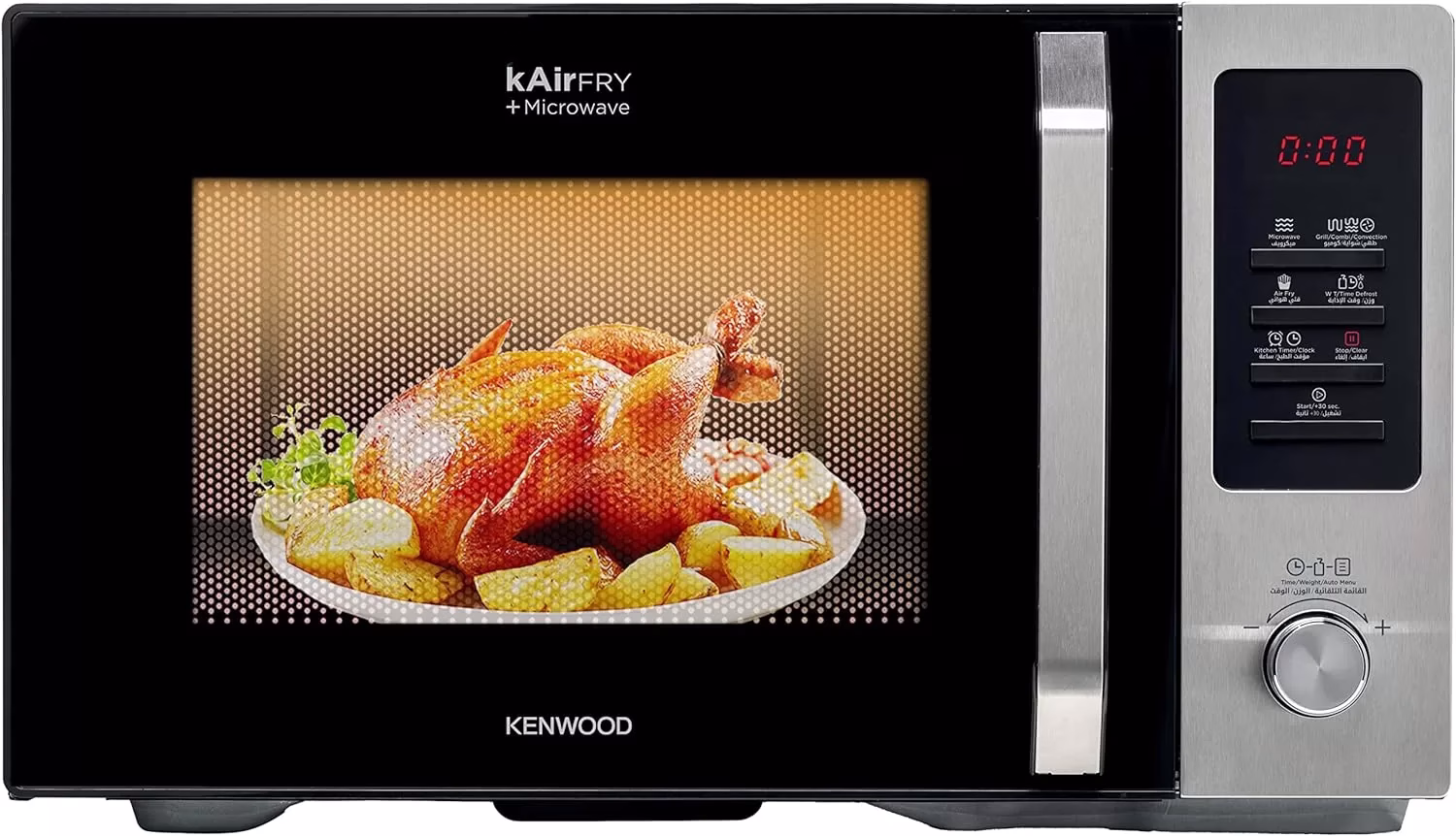 KENWOOD 30 L 4-in-1 Microwave Oven + Air Fryer +Grill+ Convection | 1000W | MWA30.000BK