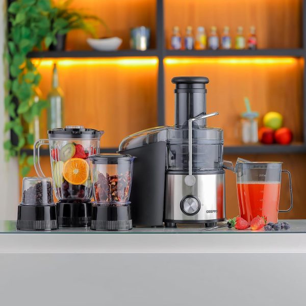 Geepas GSB44016 4-In-1 Blender & Juice Extractor, 800W Juicer - Image 3