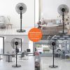Geepas 16" Stand Fan | 3 Speeds | 5 Leaf Blades | GF9488 - Image 3